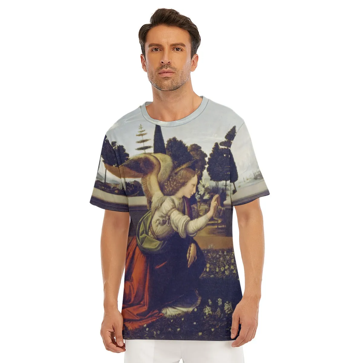 Leonardo da Vinci's The Annunciation T-Shirt - Image 4