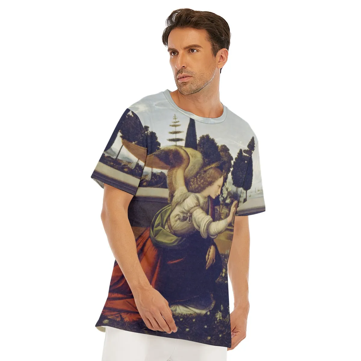 Leonardo da Vinci's The Annunciation T-Shirt - Image 5