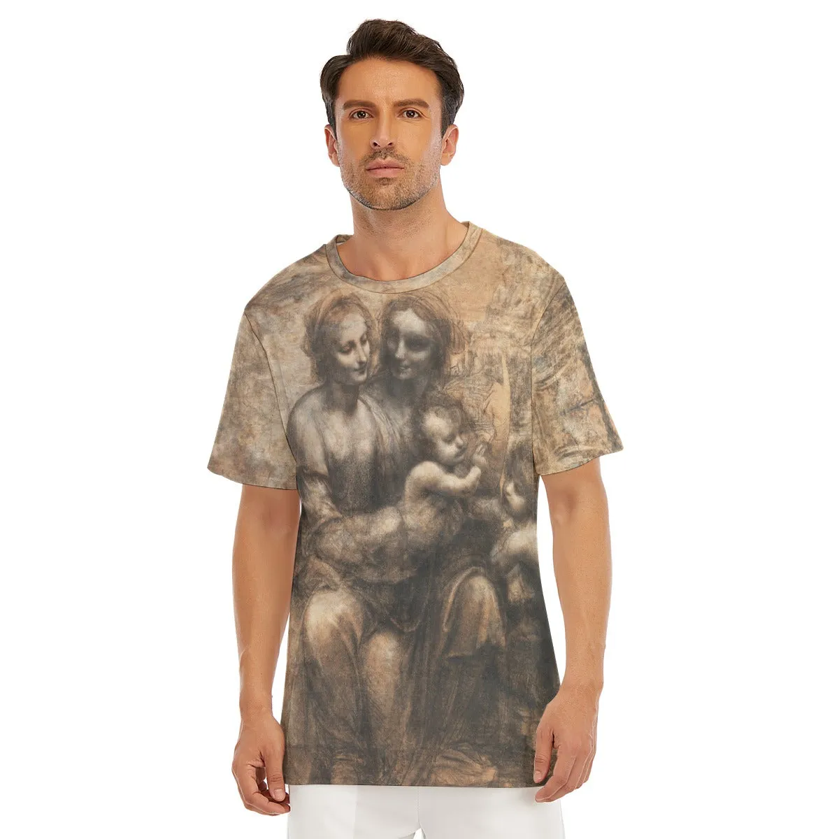 Leonardo da Vinci's The Burlington House Cartoon T-Shirt - Image 4