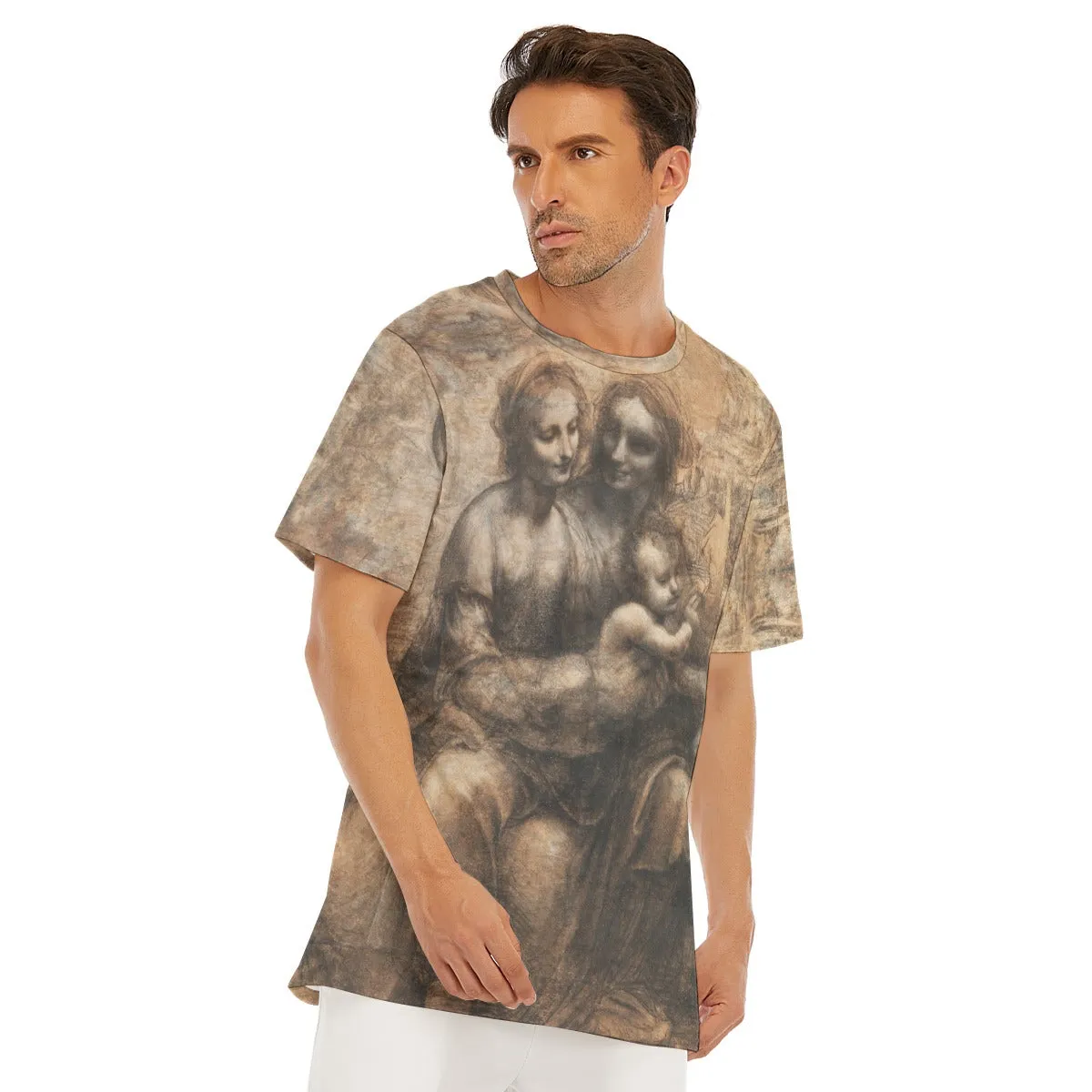 Leonardo da Vinci's The Burlington House Cartoon T-Shirt - Image 5