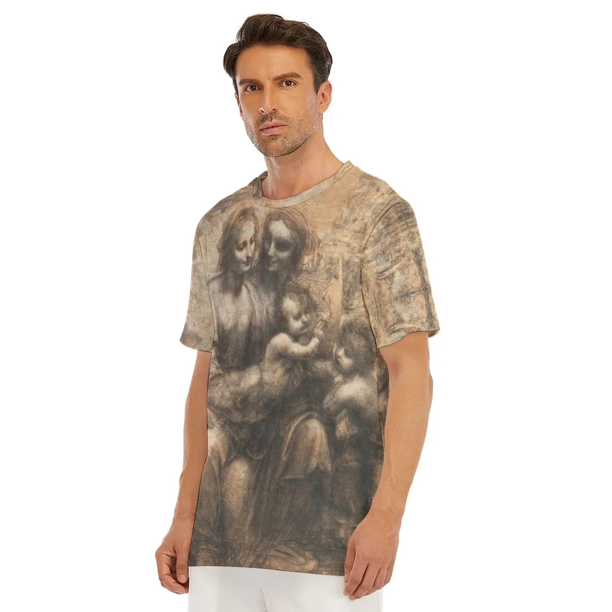 Leonardo da Vinci's The Burlington House Cartoon T-Shirt - Image 6