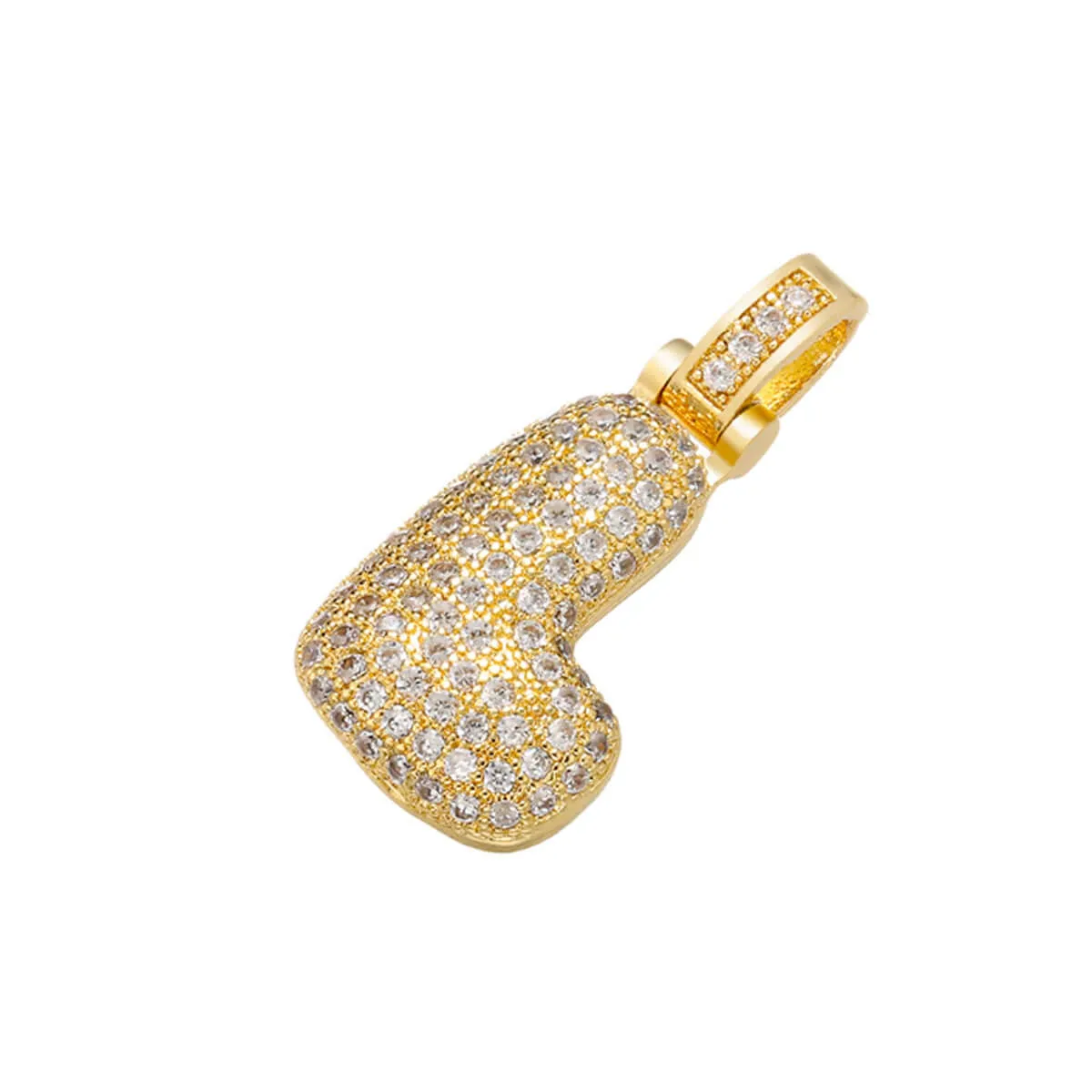 Luxury Delicate and Fat 26 Golden Letter Pendant - Image 15