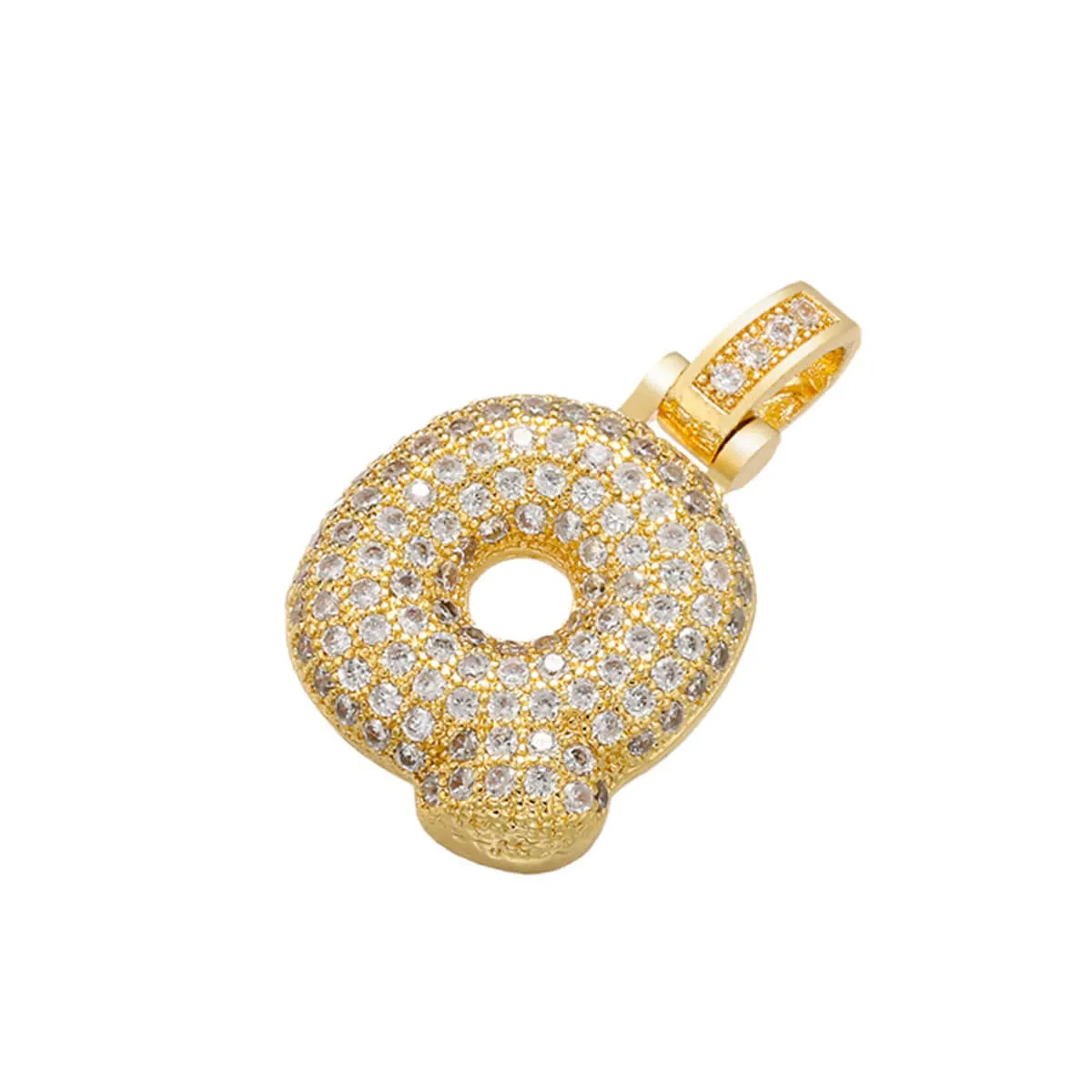 Luxury Delicate and Fat 26 Golden Letter Pendant - Image 20