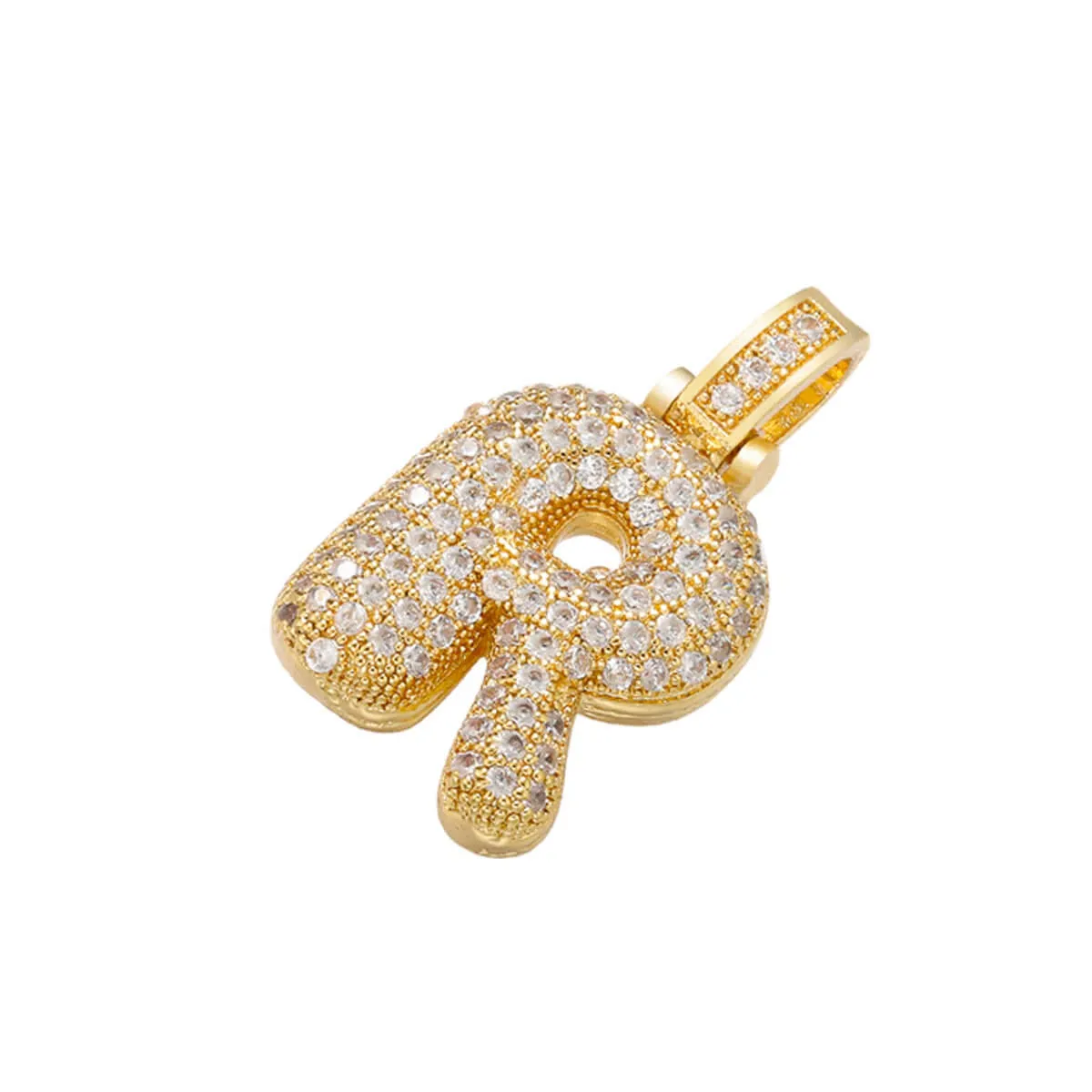 Luxury Delicate and Fat 26 Golden Letter Pendant - Image 21