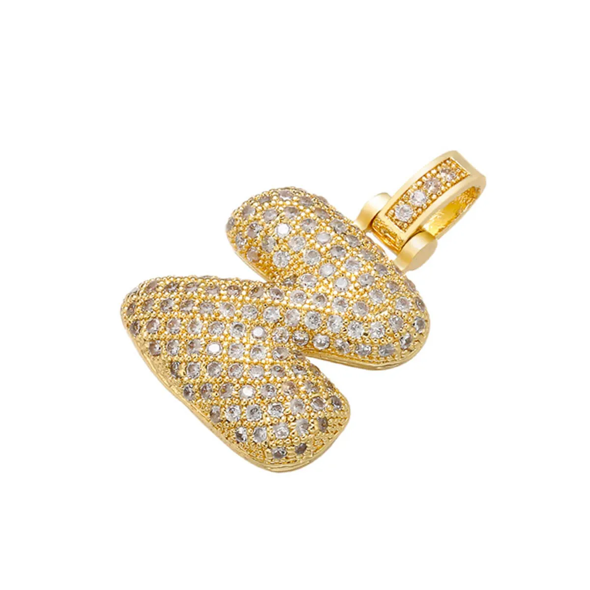 Luxury Delicate and Fat 26 Golden Letter Pendant - Image 29