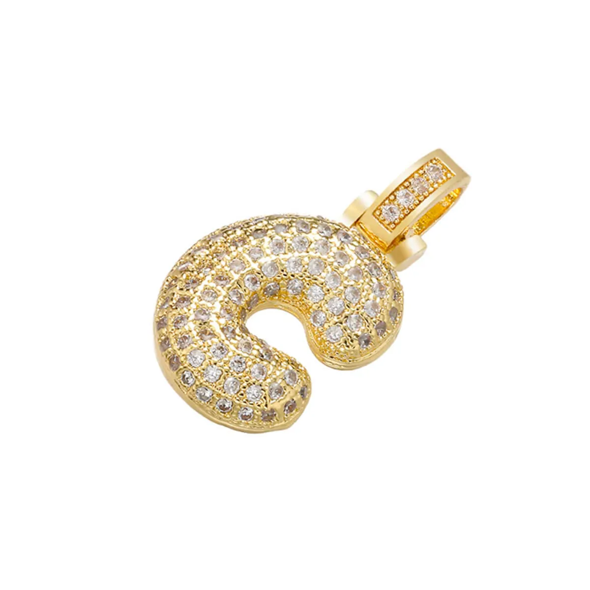 Luxury Delicate and Fat 26 Golden Letter Pendant - Image 6