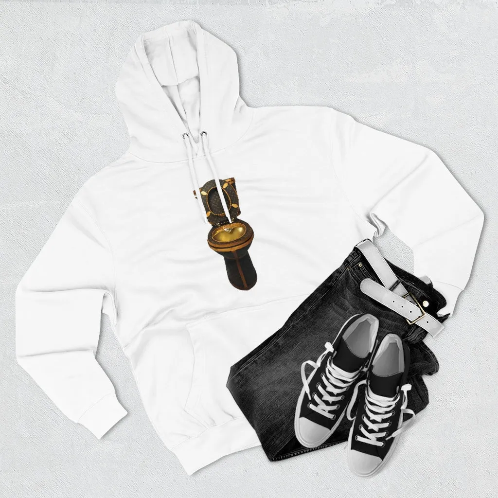Luxury Golden Toilet Mob Wife Pullover Hoodie - Image 5