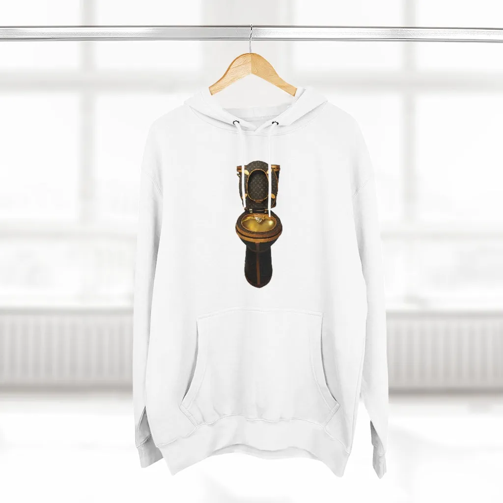 Luxury Golden Toilet Mob Wife Pullover Hoodie - Image 6