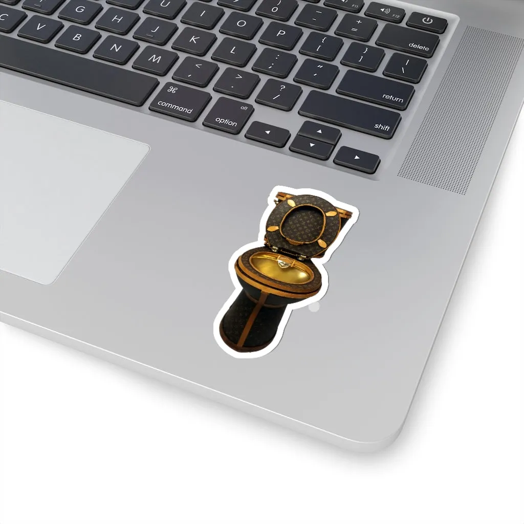 Luxury Golden Toilet Mob Wife Stickers - Image 5