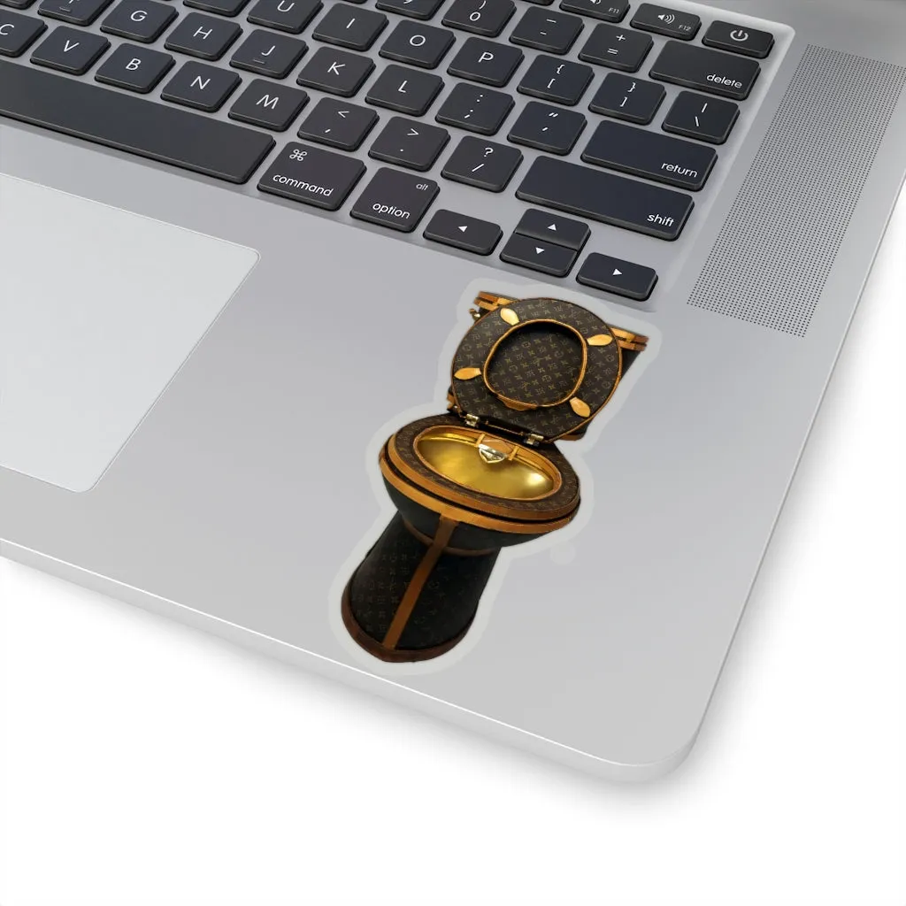 Luxury Golden Toilet Mob Wife Stickers - Image 6