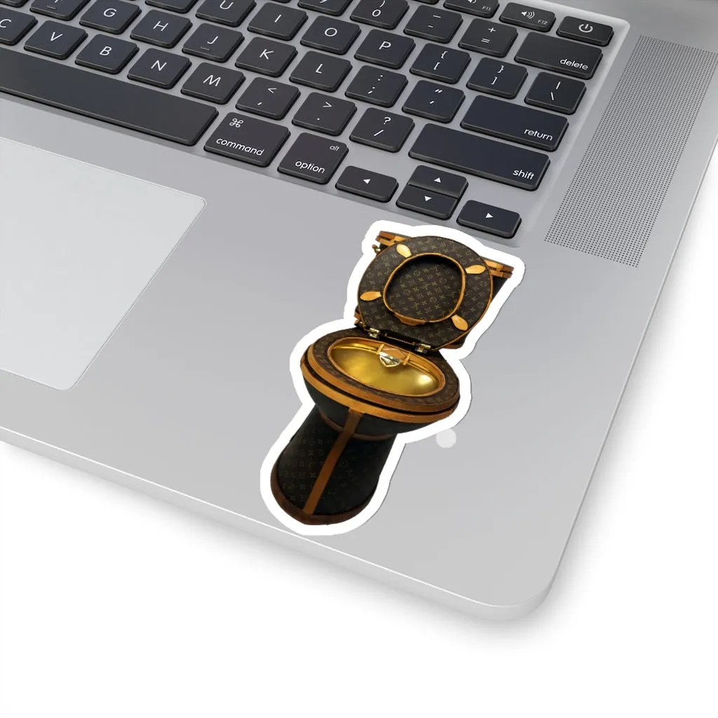 Luxury Golden Toilet Mob Wife Stickers - Image 7
