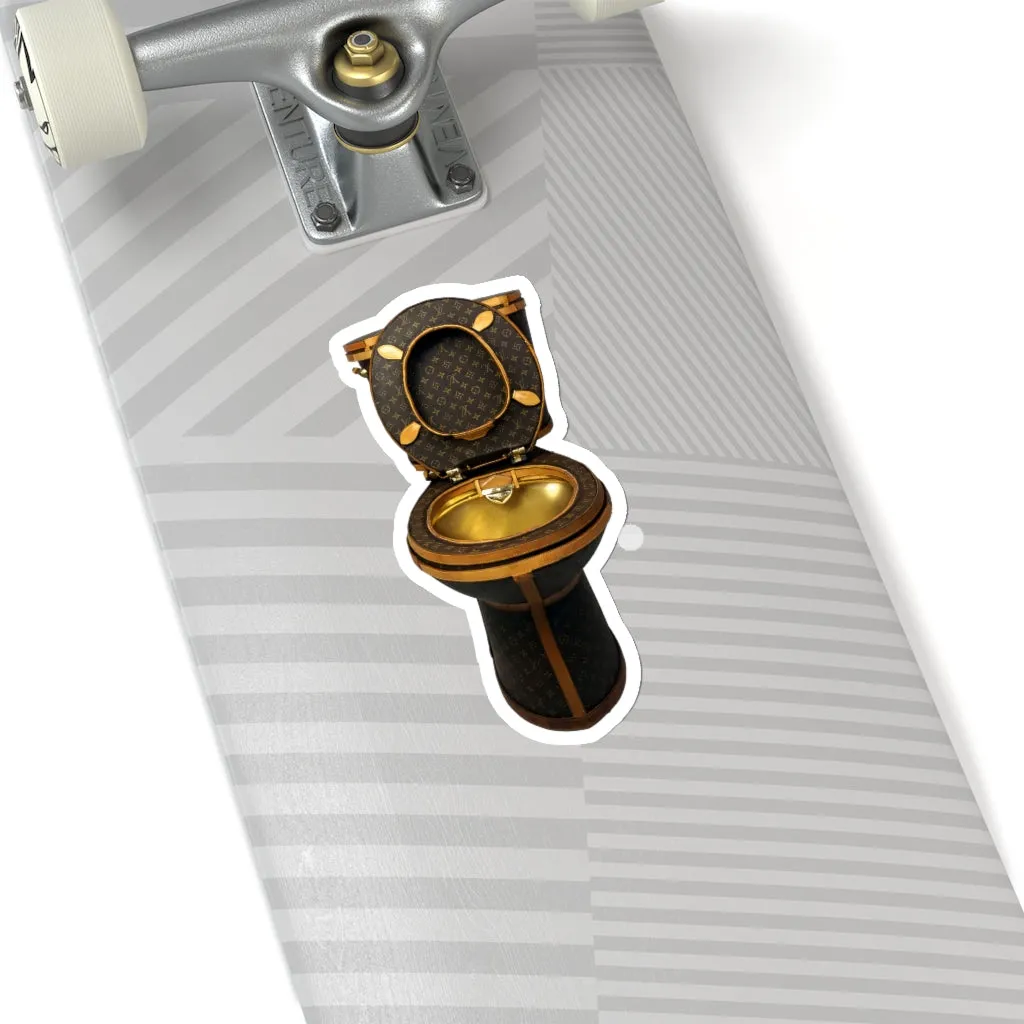 Luxury Golden Toilet Mob Wife Stickers - Image 9