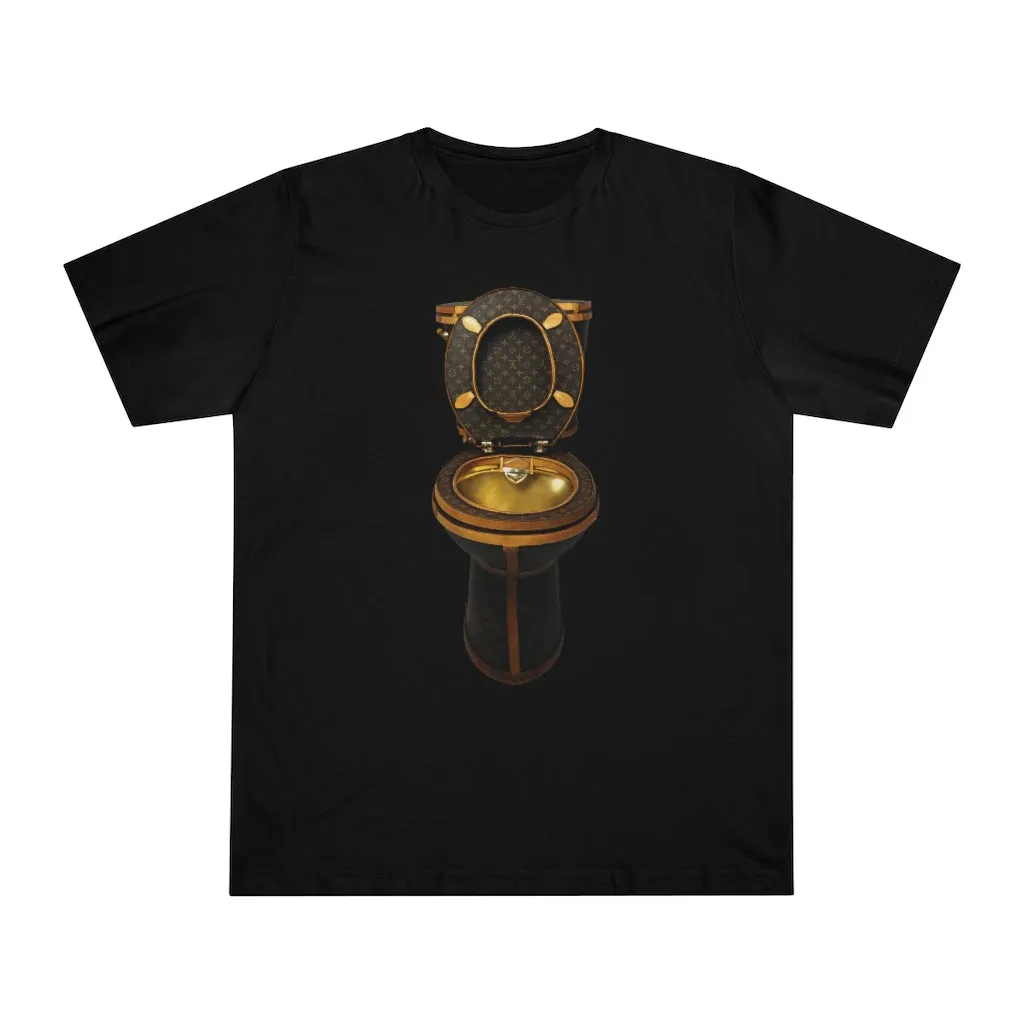 Luxury Golden Toilet Mob Wife T-Shirt