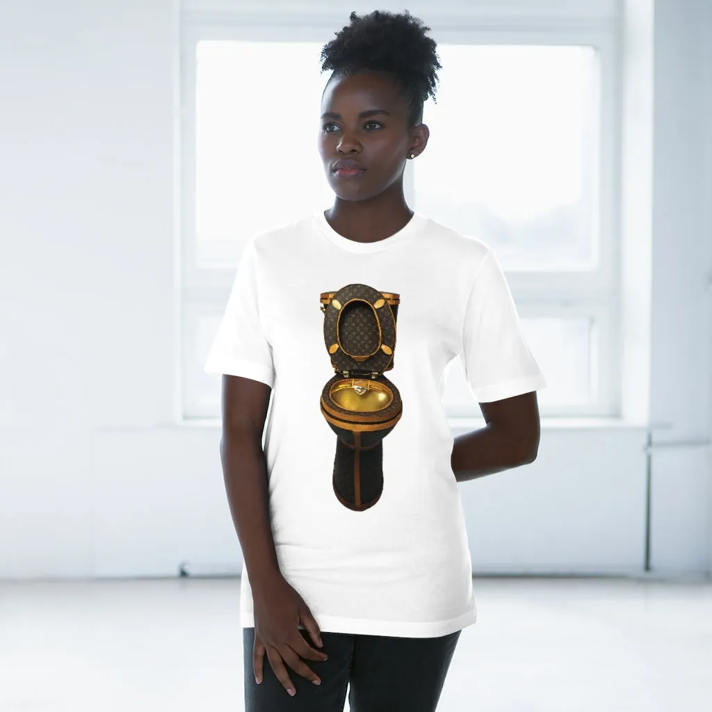 Luxury Golden Toilet Mob Wife T-Shirt - Image 10