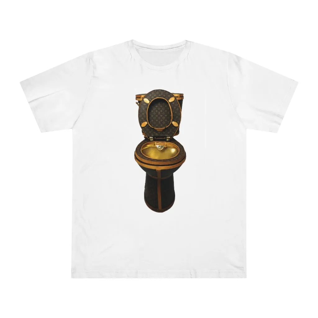 Luxury Golden Toilet Mob Wife T-Shirt - Image 6