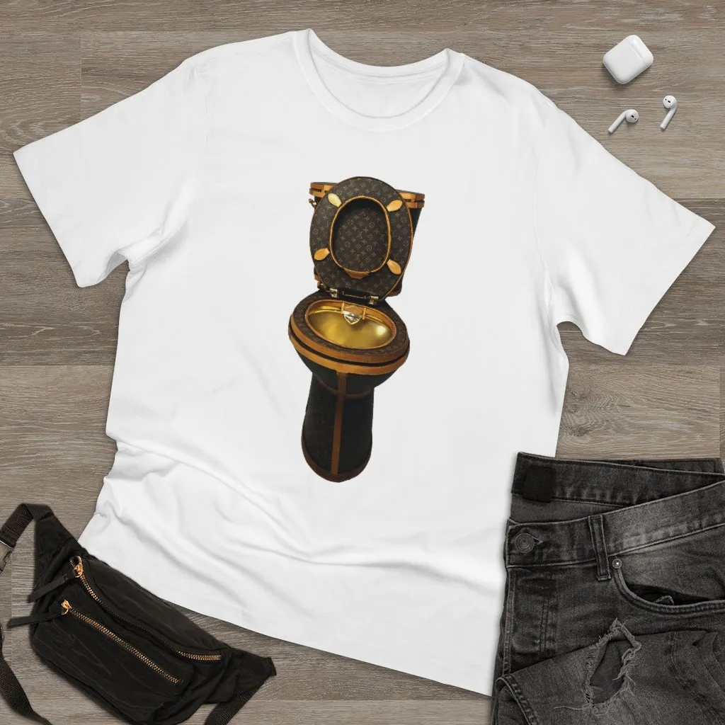 Luxury Golden Toilet Mob Wife T-Shirt - Image 7