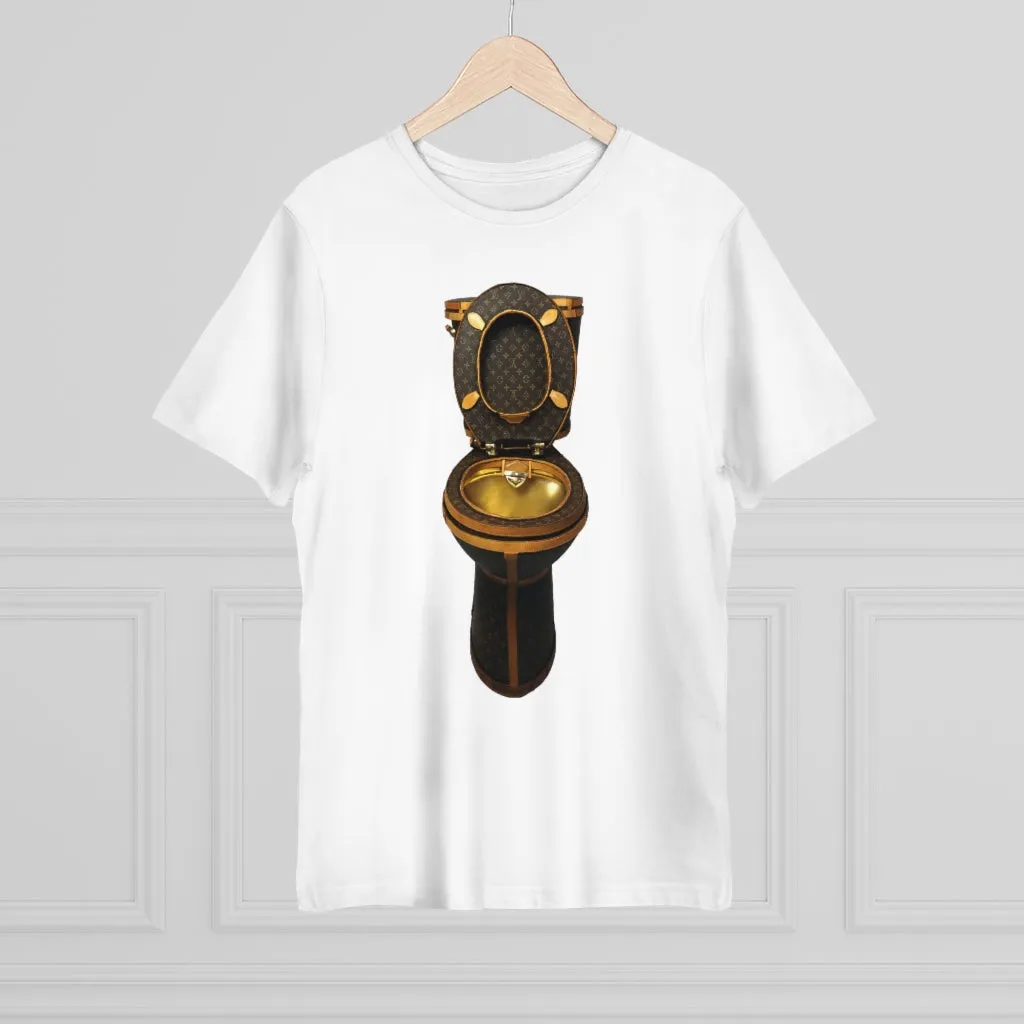 Luxury Golden Toilet Mob Wife T-Shirt - Image 8