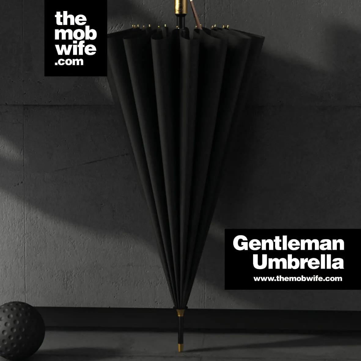 Luxury Large 16 Ribs Handle Business Gentleman Umbrella - Image 21