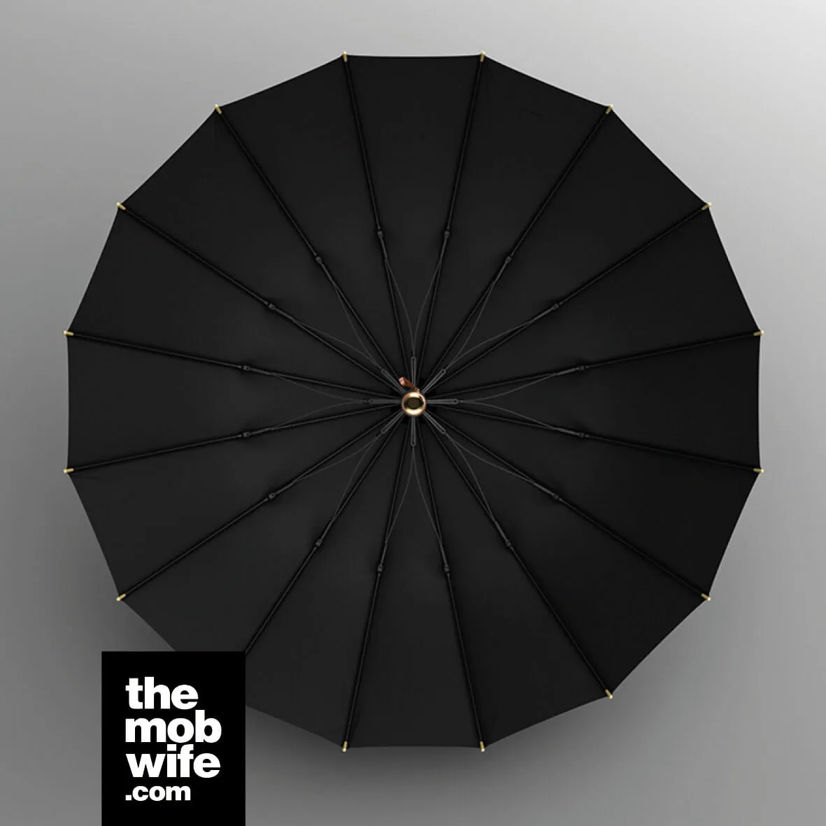 Luxury Large 16 Ribs Handle Business Gentleman Umbrella - Image 5
