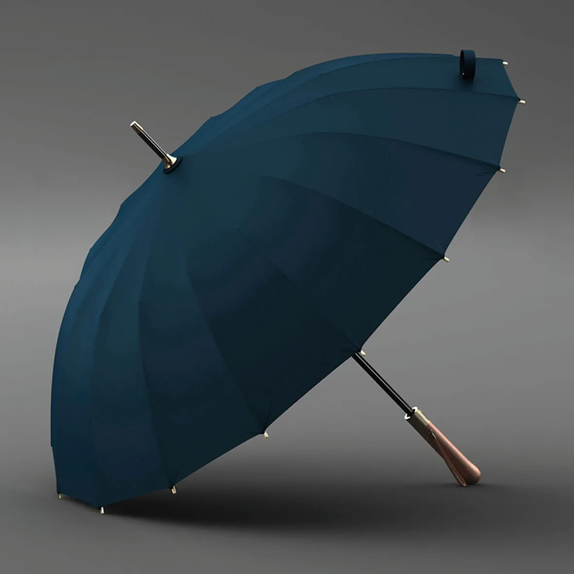 Luxury Large 16 Ribs Handle Business Gentleman Umbrella - Image 6
