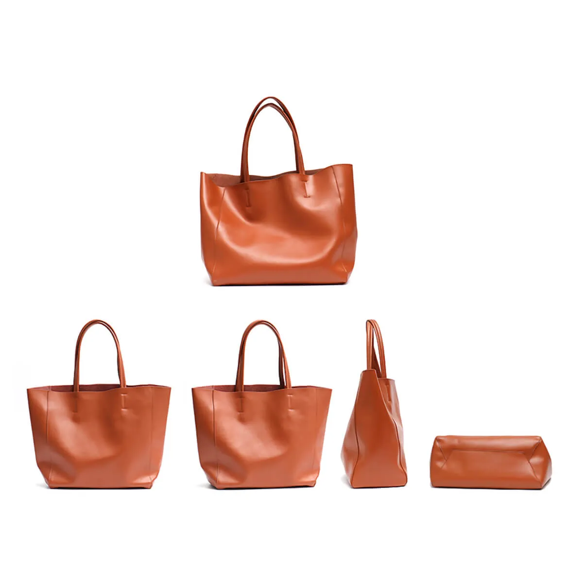 Luxury Leather Designer Women Tote Bags - Image 13