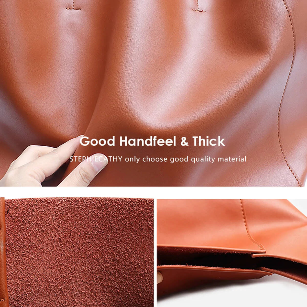 Luxury Leather Designer Women Tote Bags - Image 19