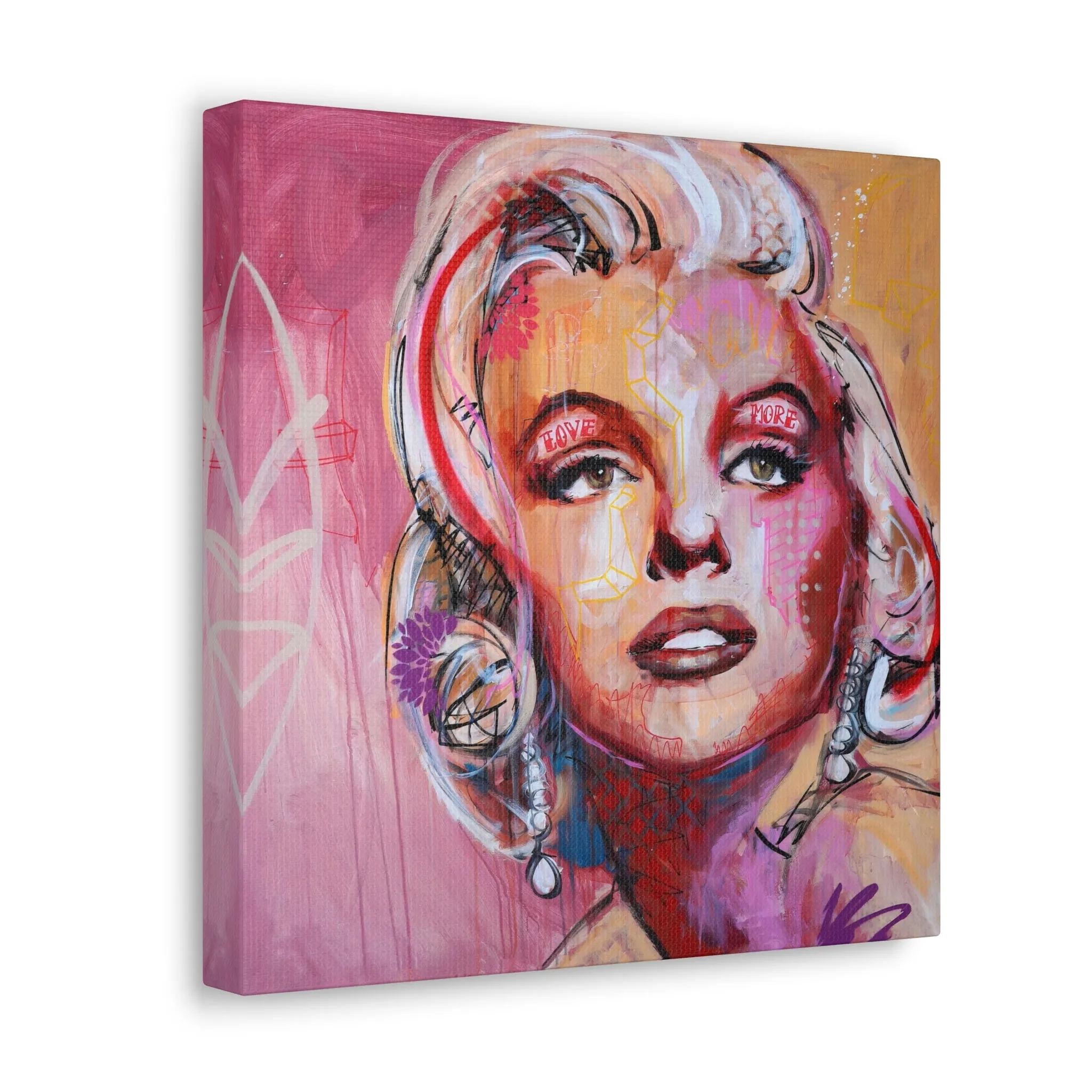 Marilyn Monroe Pop Art Surrealism Canvas Gallery Wraps