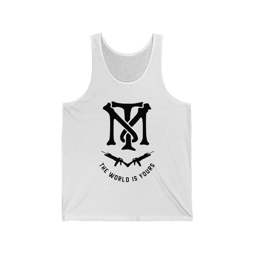 Miami 305 Gangster Wise Words is yours Tank Top - Image 2