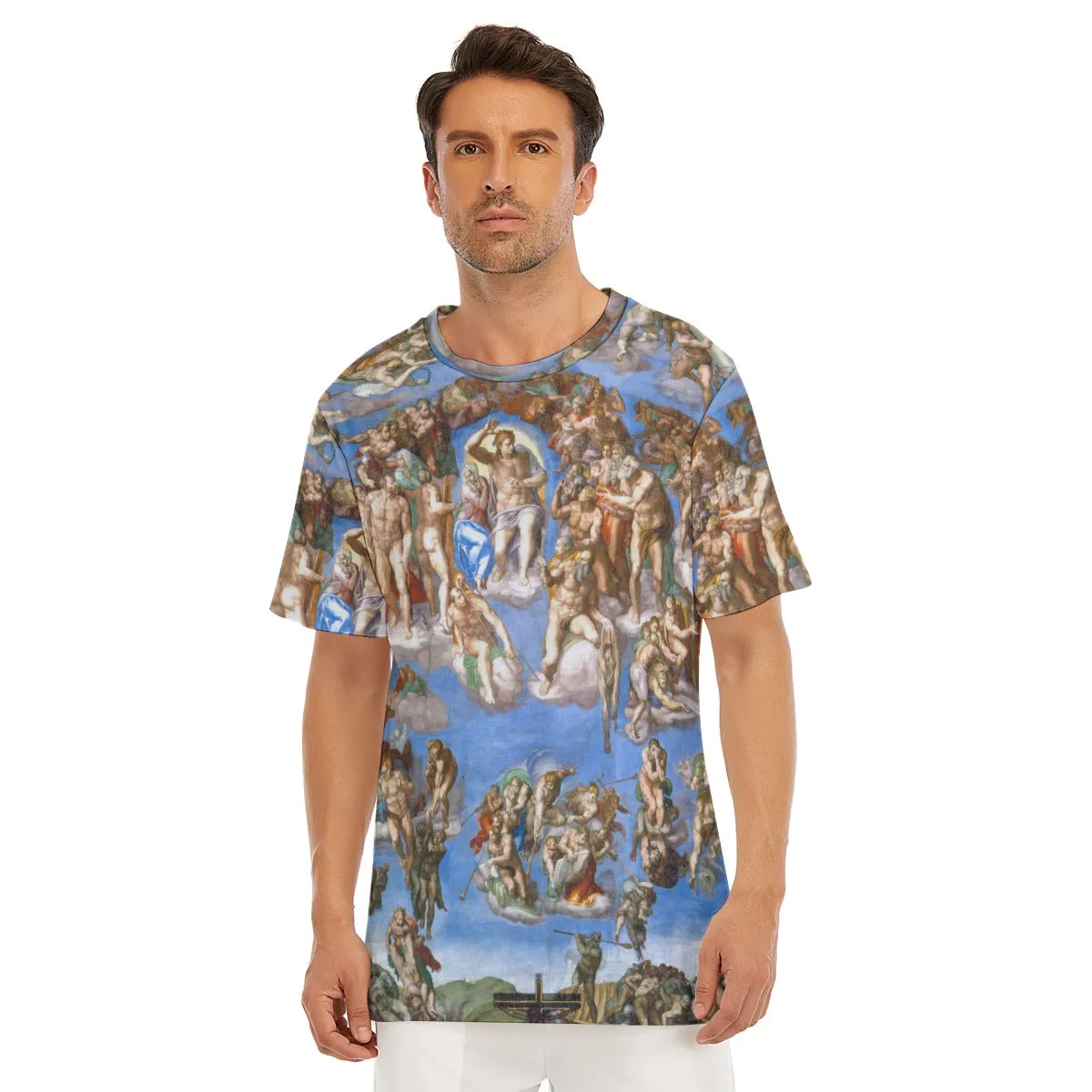Michelangelo's The Last Judgment T-Shirt - Image 4