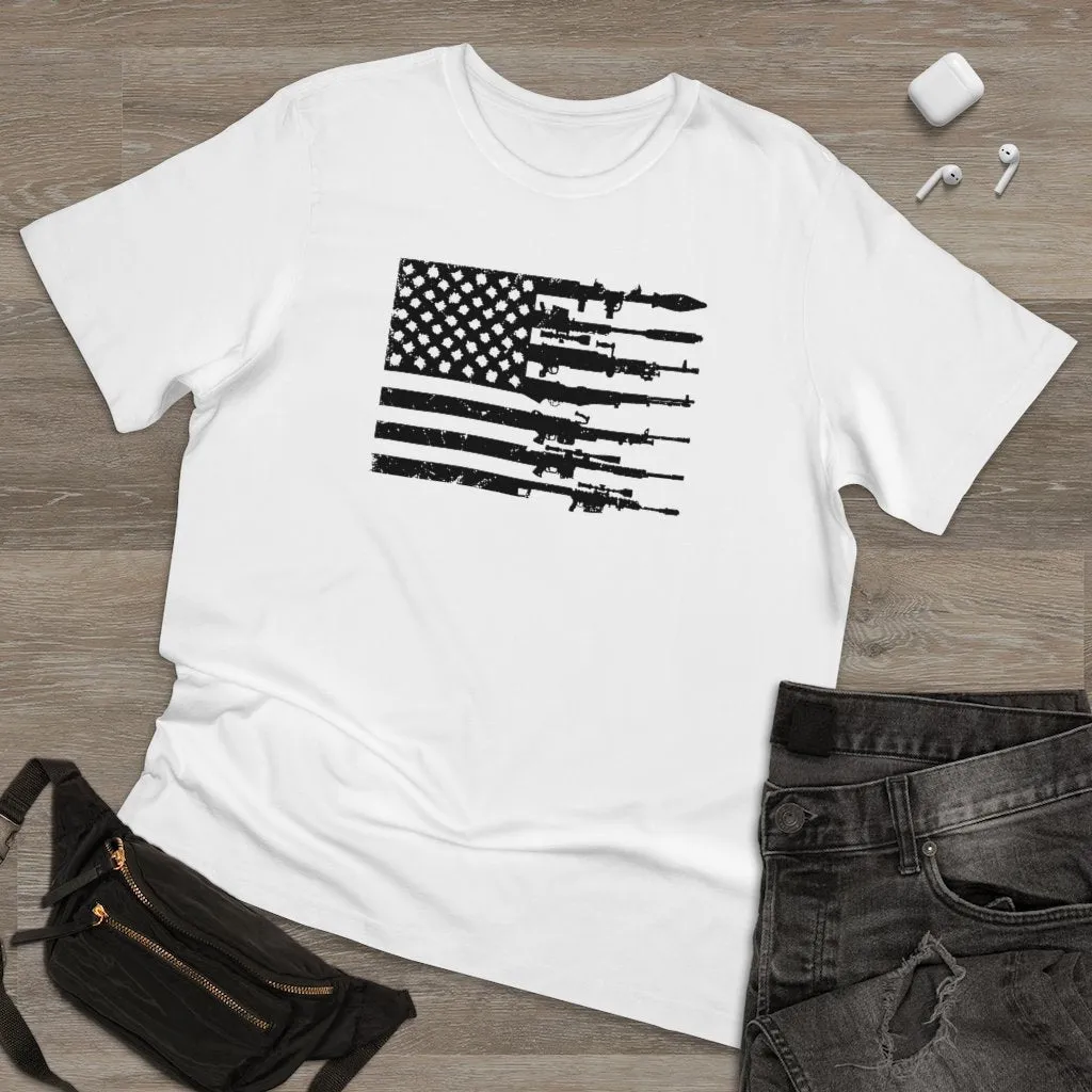 Military American Flag Local Patriotic T-shirt - Image 2