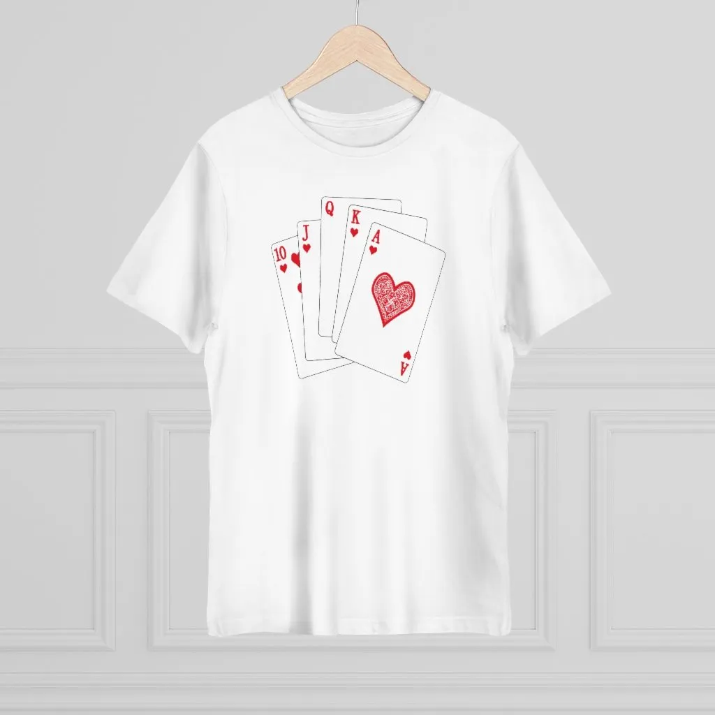 Mobster Winning hand Cards Royal Flush T-shirt - Image 3