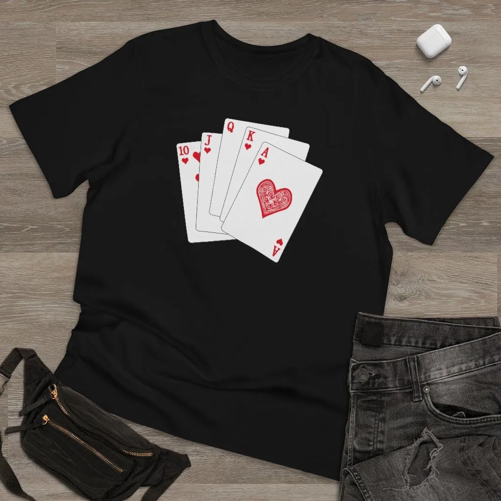 Mobster Winning hand Cards Royal Flush T-shirt - Image 7