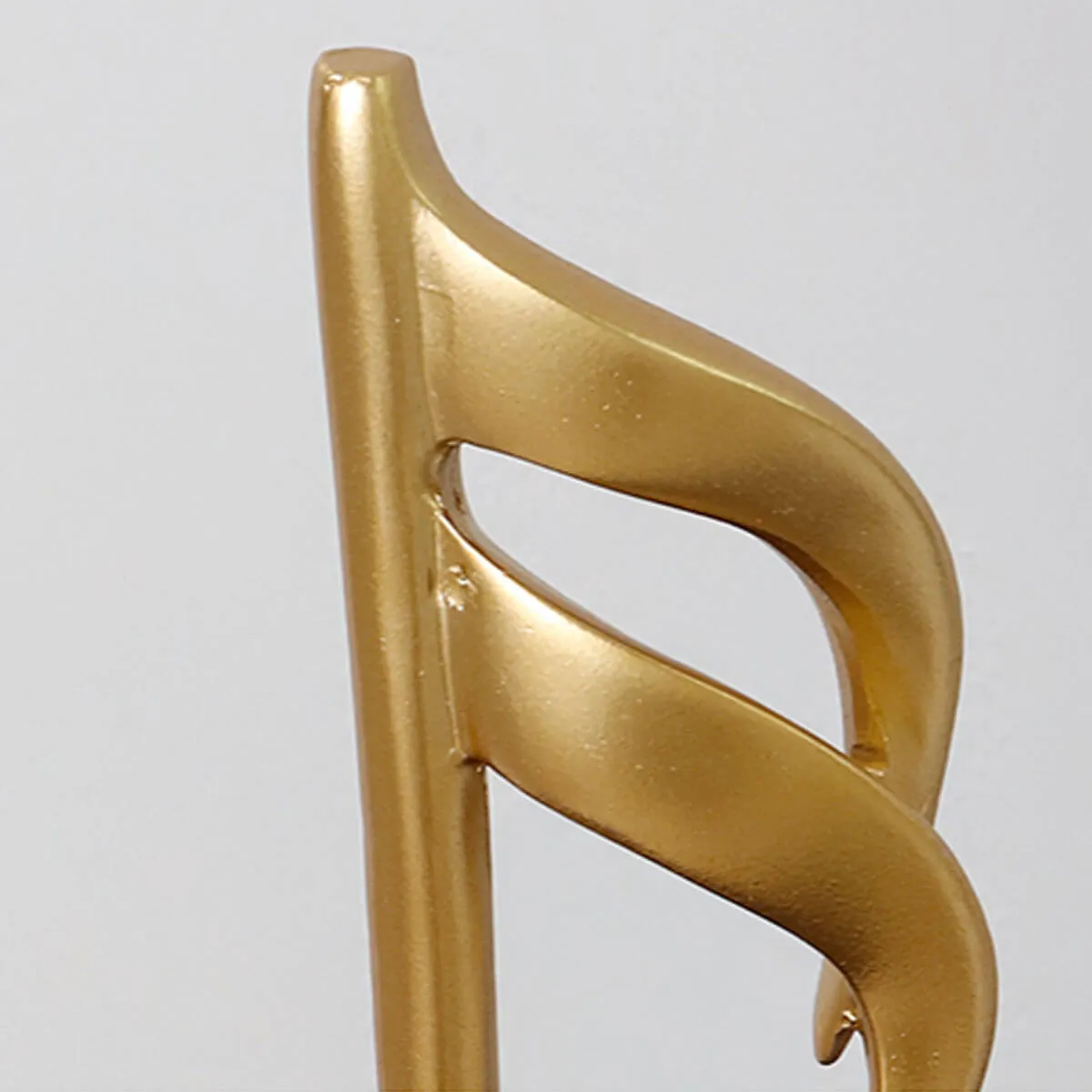 Music Symbols Decoration Resin Golden Musician Notes Sculpture - Image 7