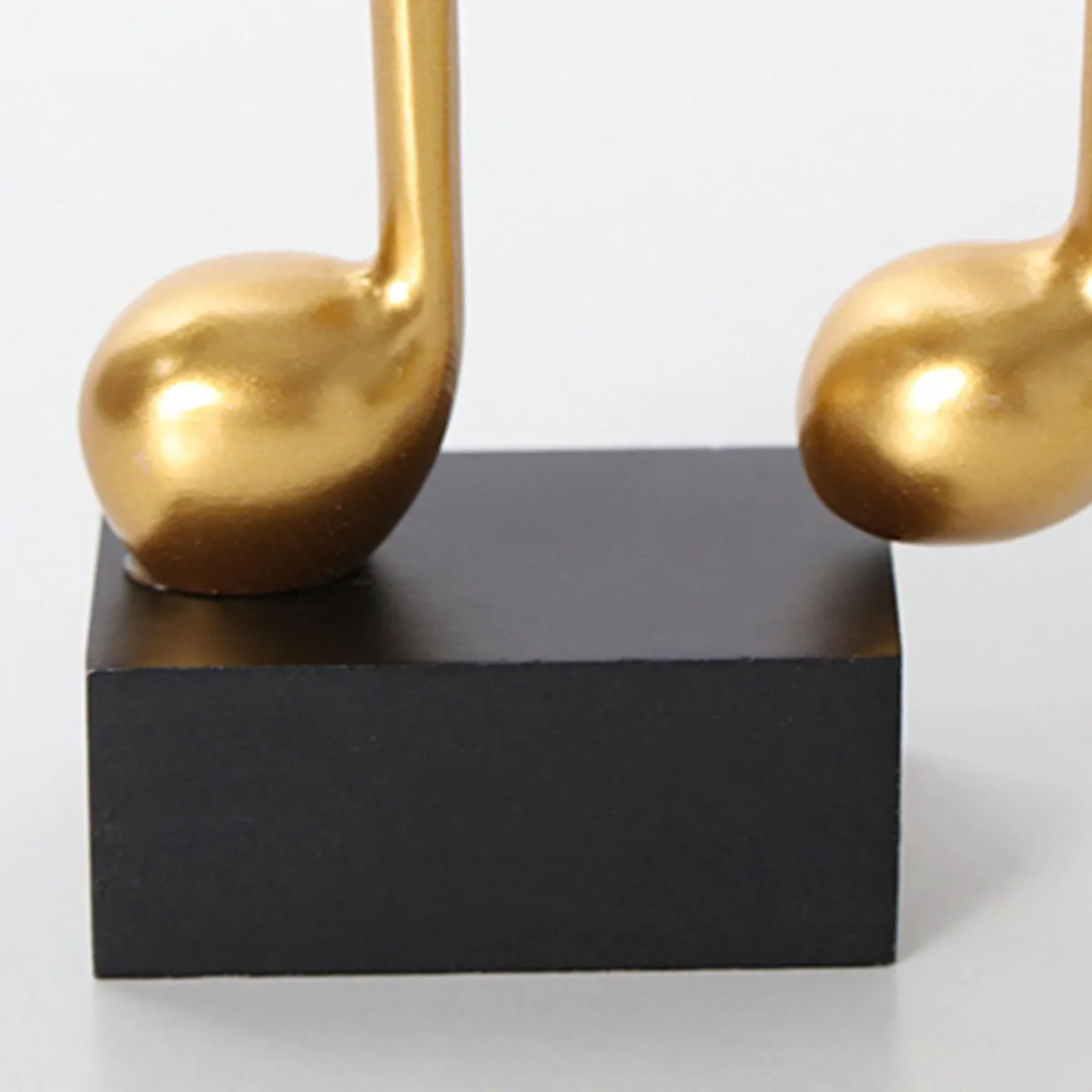 Music Symbols Decoration Resin Golden Musician Notes Sculpture - Image 8