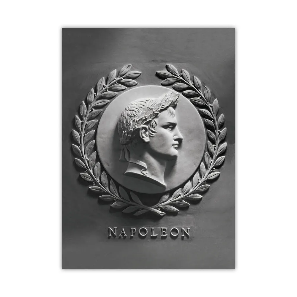 Napoleon French Emperor Historic Stone Sculpture Canvas Print - Image 6