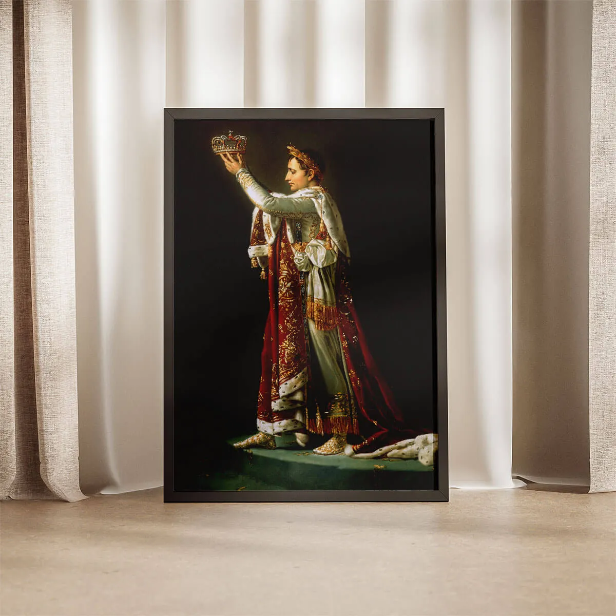 Napoleon Portrait Coronation Jacques-Louis David Canvas Print - Image 2
