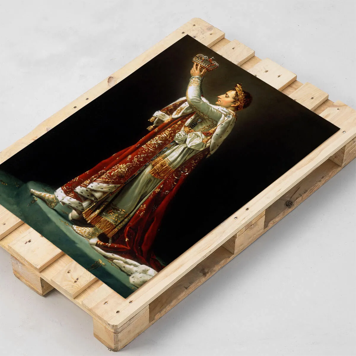 Napoleon Portrait Coronation Jacques-Louis David Canvas Print - Image 4