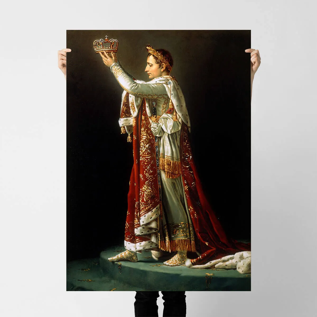 Napoleon Portrait Coronation Jacques-Louis David Canvas Print - Image 5