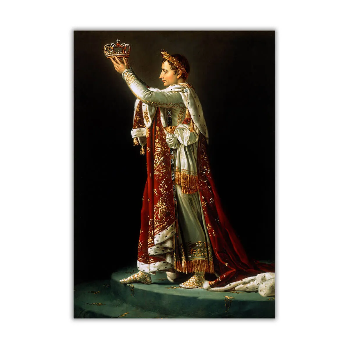 Napoleon Portrait Coronation Jacques-Louis David Canvas Print - Image 6