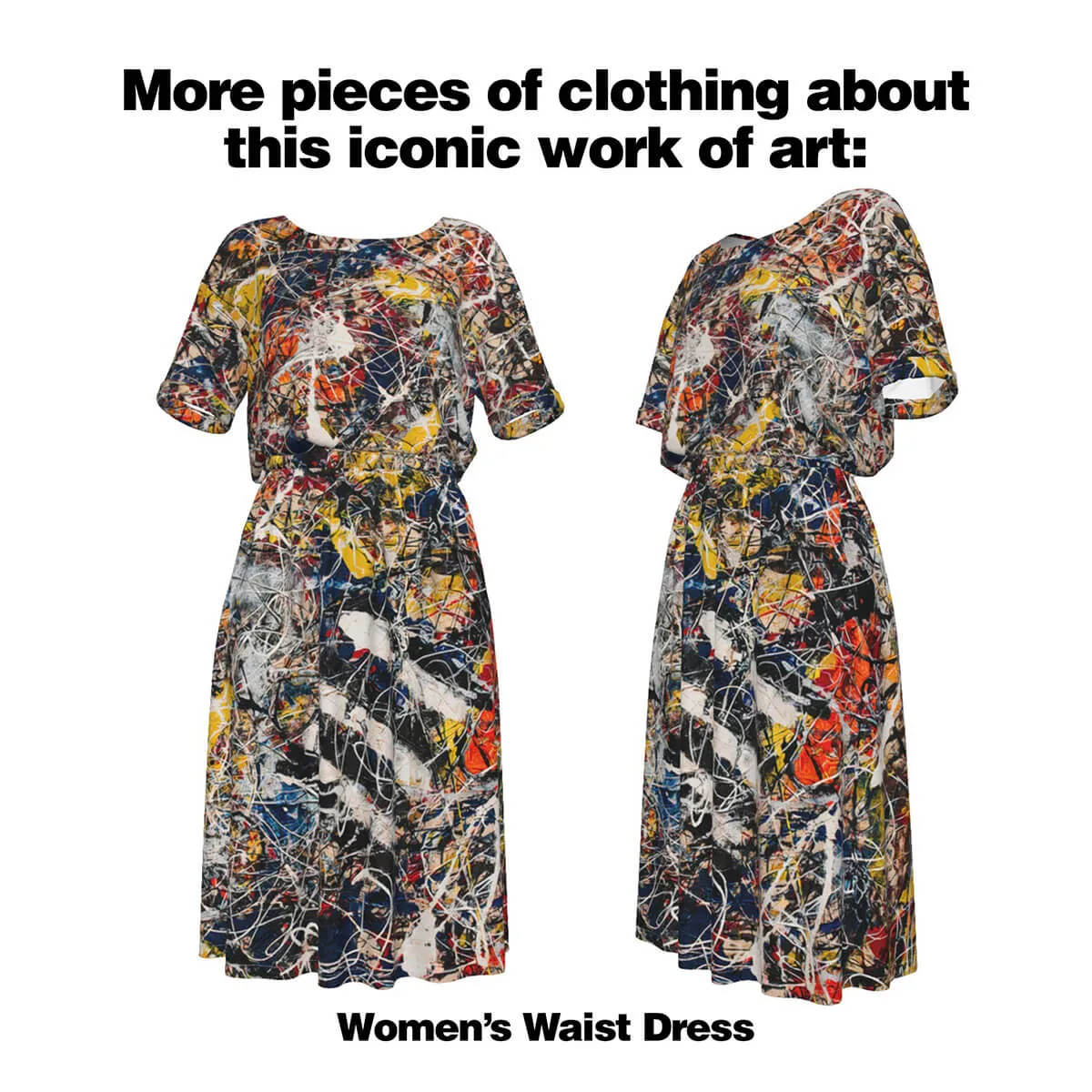 Number 17A by Jackson Pollock T-Shirt - Image 12