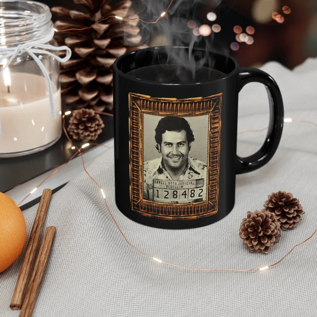 Pablo Emilio Escobar Gaviria Medellín Boss El Patron Black mug 11oz - Image 4