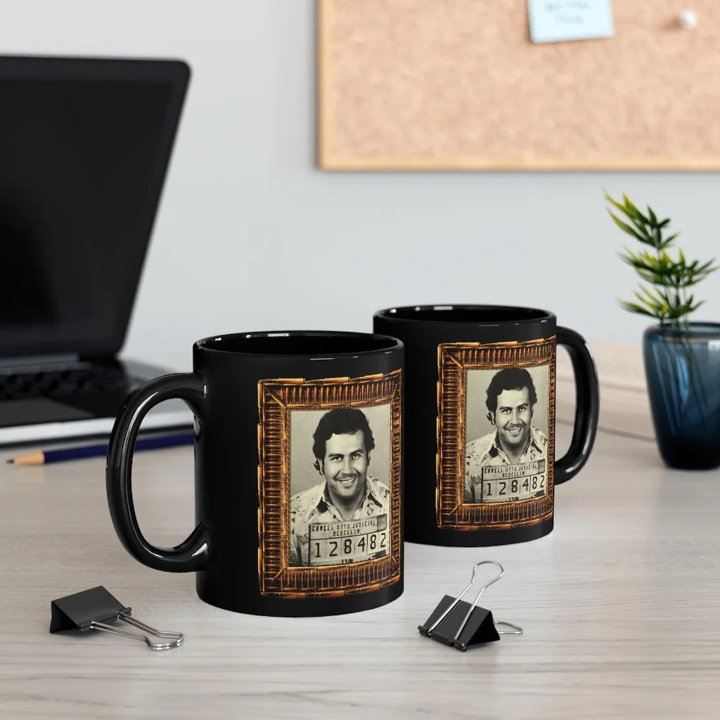 Pablo Emilio Escobar Gaviria Medellín Boss El Patron Black mug 11oz - Image 5