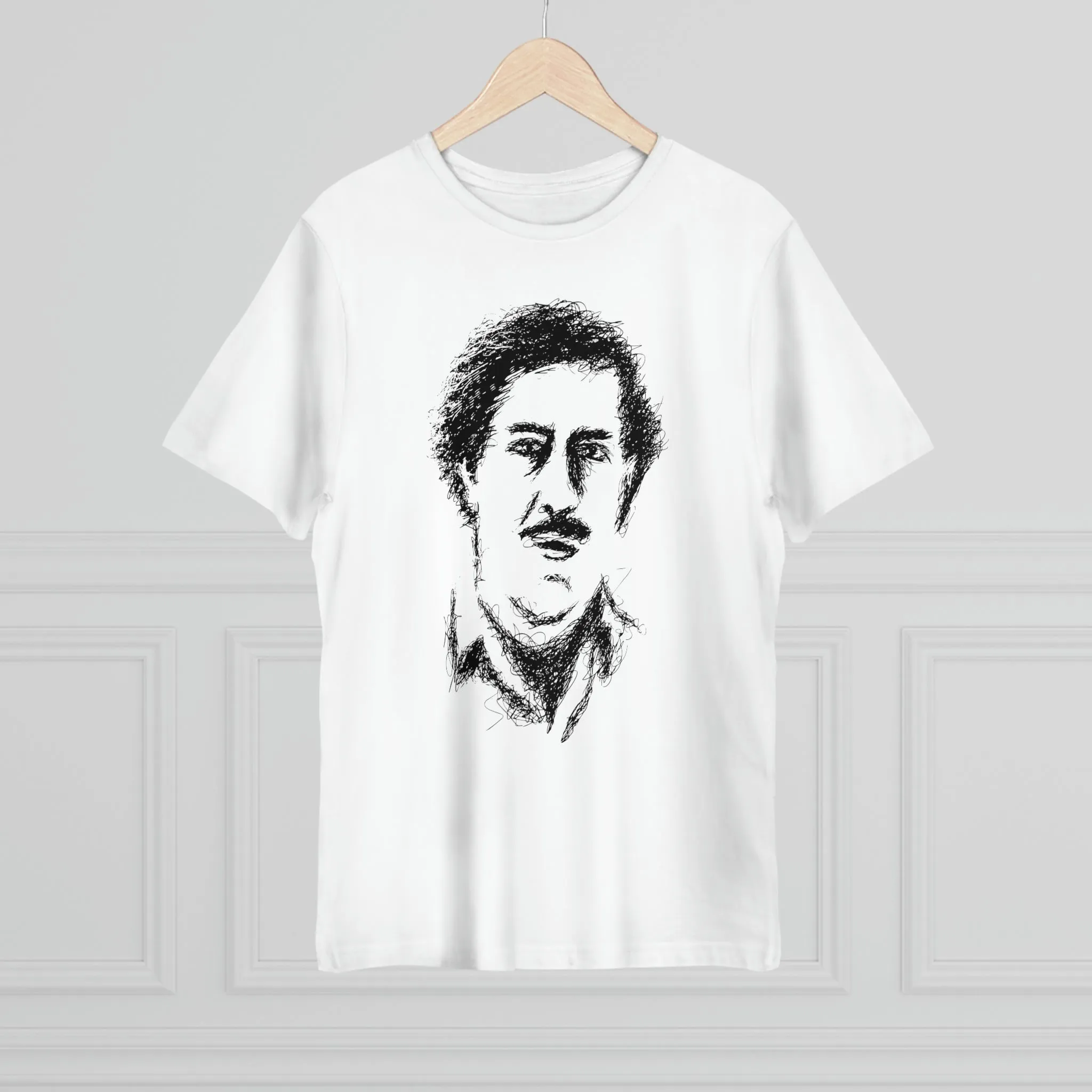 Pablo Escobar El Patron Drawing T-shirt - Image 3