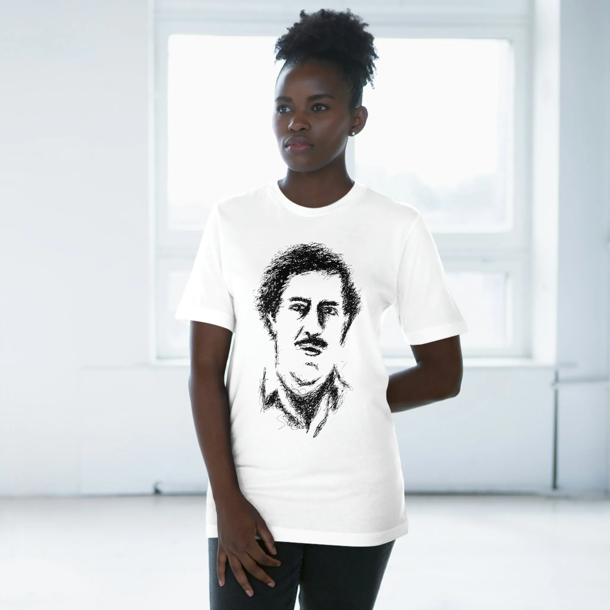 Pablo Escobar El Patron Drawing T-shirt - Image 5