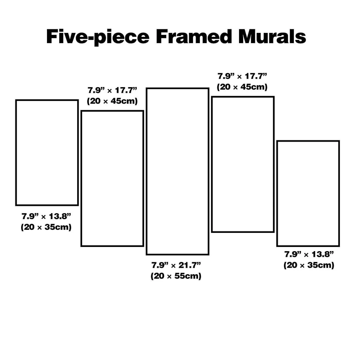 Pablo Escobar Newspaper Colombian Five-piece Framed Murals - Image 2