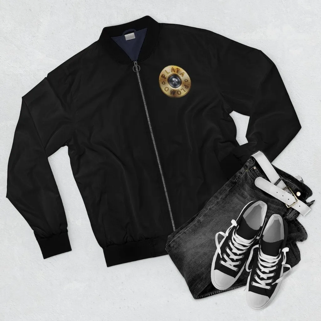 Plata O Plomo Colombian Gangster Bomber Jacket - Image 3