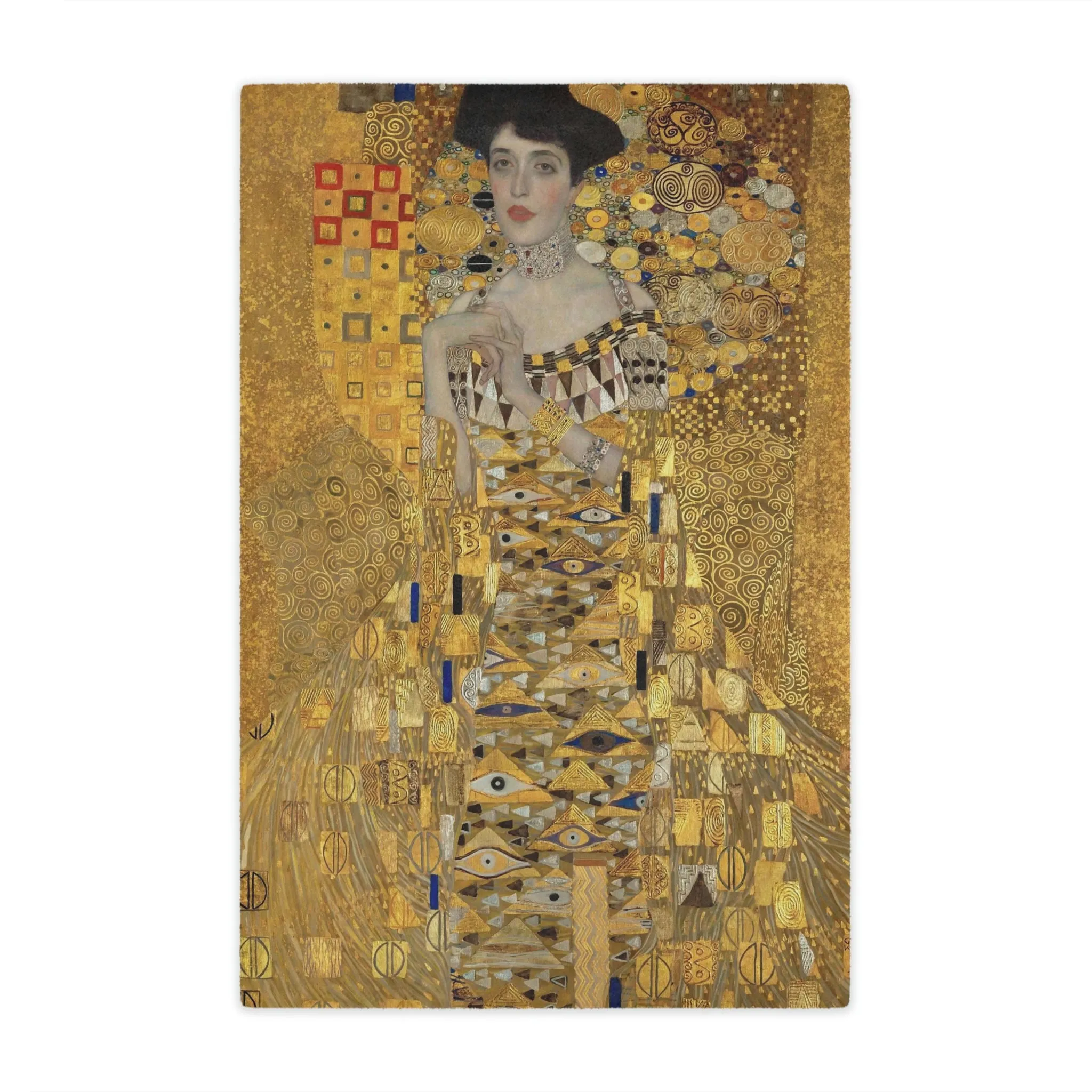 Portrait of Adele Bloch-Bauer I by Gustav Klimt Blanket - Image 5
