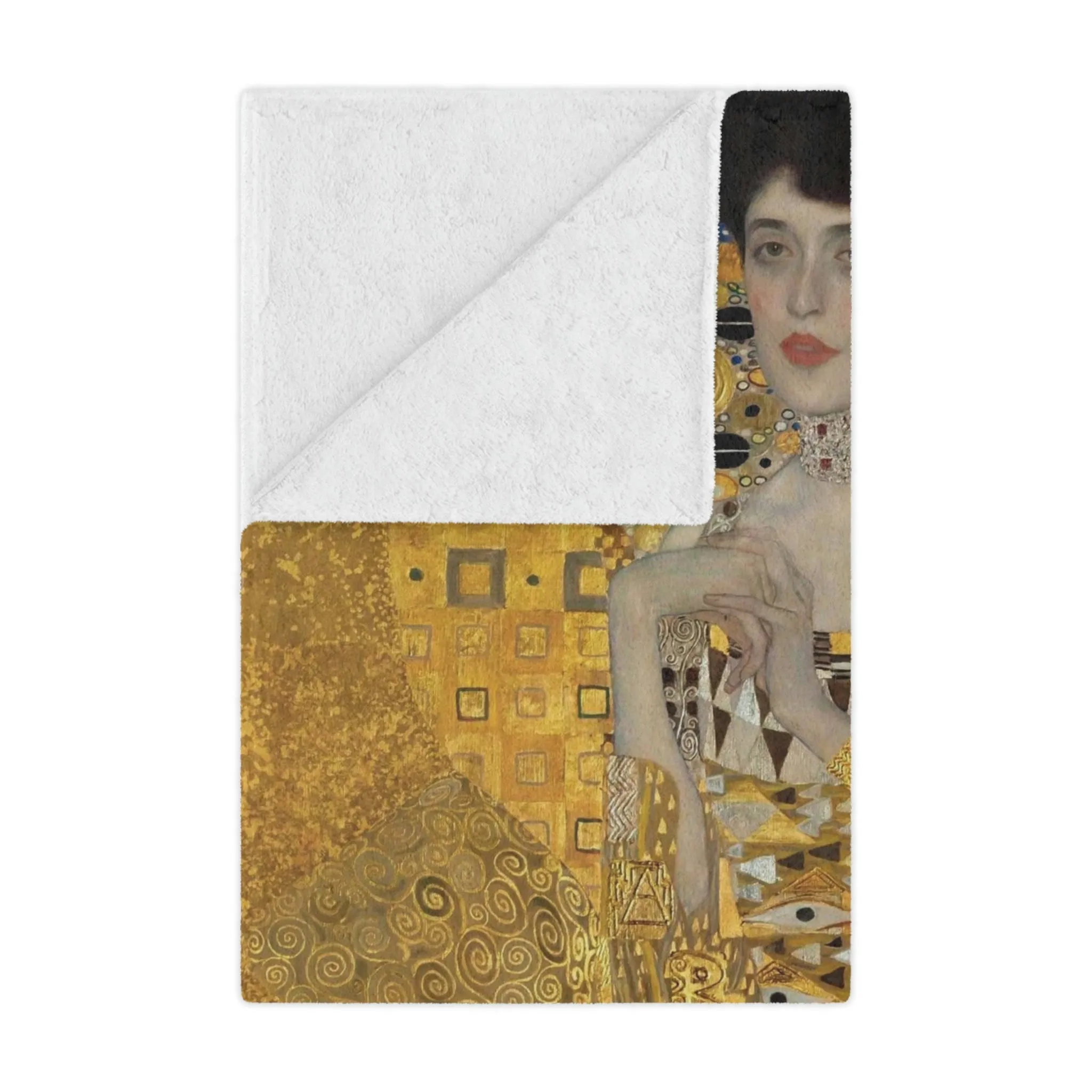 Portrait of Adele Bloch-Bauer I by Gustav Klimt Blanket - Image 6