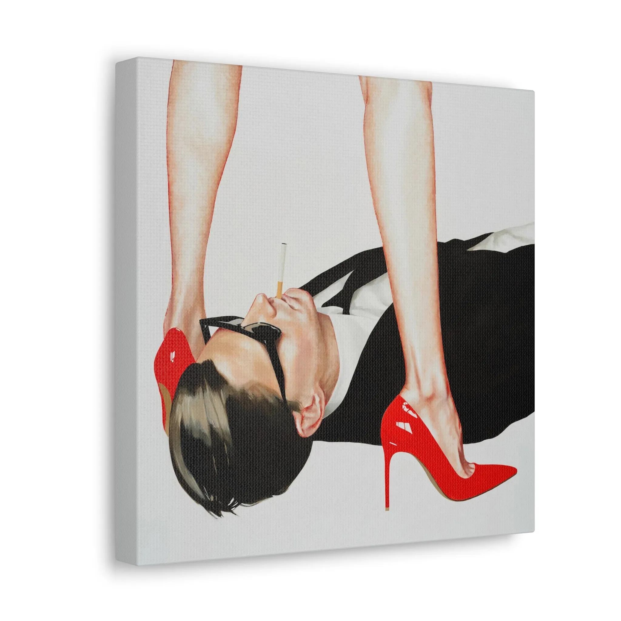 Provocative Women Sensual Lady Art Canvas Gallery Wraps
