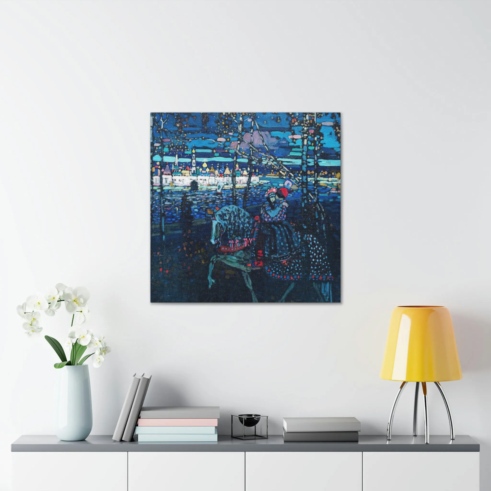 Riding Couple by Wassily Kandinsky Art Canvas Gallery Wraps - Image 19